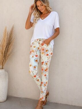 7 for all mankind | Super skinny Floral pants